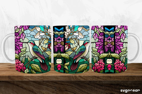 Hummingbird Mug Wrap | 11 oz | Sublimation SVG SvgOcean 