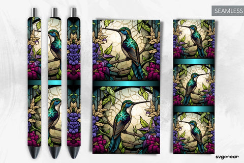 Hummingbird Pen Wraps | Sublimation SVG SvgOcean 