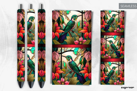 Hummingbird Pen Wraps | Sublimation SVG SvgOcean 