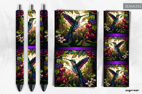 Hummingbird Pen Wraps | Sublimation SVG SvgOcean 