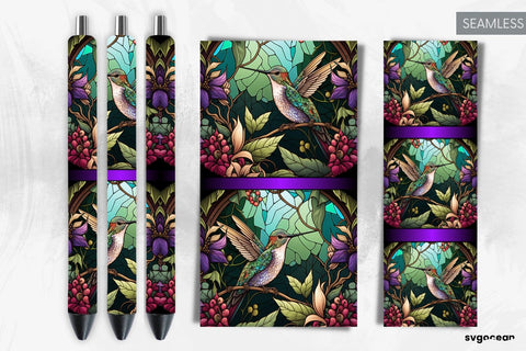 Hummingbird Pen Wraps | Sublimation SVG SvgOcean 
