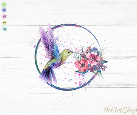 Hummingbird Sublimation PNG Sublimation _HelArtShop_ 