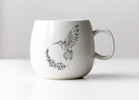 Hummingbird svg, Hummingbird clipart, floral wreath svg, flourish svg, floral frame, wreath svg, bird svg, floral svg, monogram frame svg SVG CutLeafSvg 