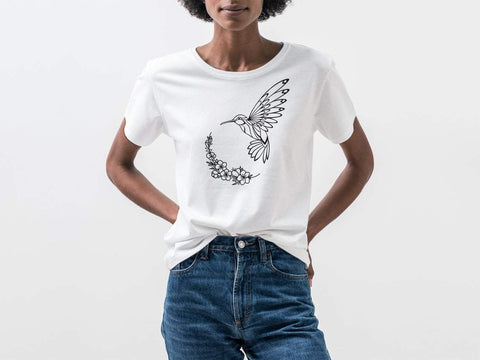 Hummingbird svg, Hummingbird clipart, floral wreath svg, flourish svg, floral frame, wreath svg, bird svg, floral svg, monogram frame svg SVG CutLeafSvg 