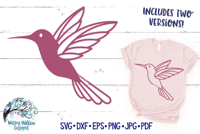 Hummingbird SVG SVG Wispy Willow Designs 