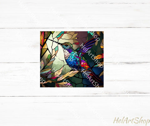 Hummingbird Tumbler Png, 20 Oz Skinny Tumbler PNG Sublimation _HelArtShop_ 