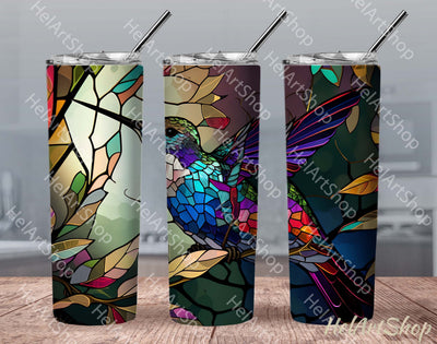 Hummingbird Tumbler Png, 20 Oz Skinny Tumbler PNG Sublimation _HelArtShop_ 