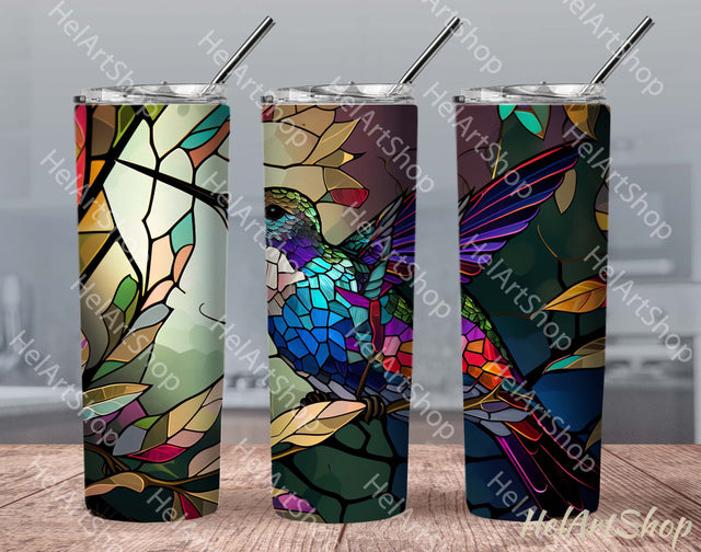 Hummingbird Tumbler Png, 20 Oz Skinny Tumbler PNG Sublimation _HelArtShop_ 