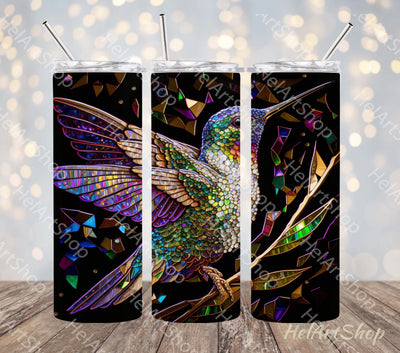 Hummingbird Tumbler Png, 20 Oz Skinny Tumbler PNG Sublimation _HelArtShop_ 