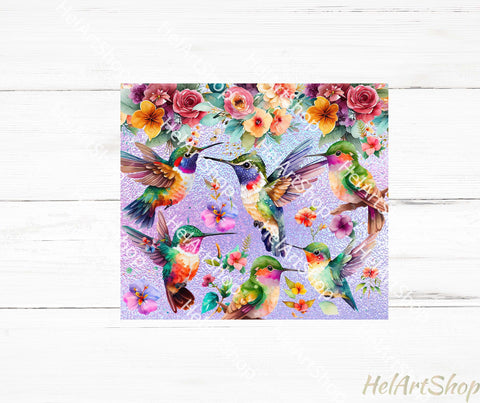Hummingbird Tumbler PNG Sublimation, Bird Tumbler Png Sublimation _HelArtShop_ 