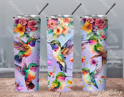 Hummingbird Tumbler PNG Sublimation, Bird Tumbler Png Sublimation _HelArtShop_ 