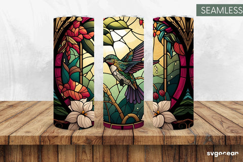 Hummingbird Tumbler | Skinny 20 oz | Sublimation SVG SvgOcean 