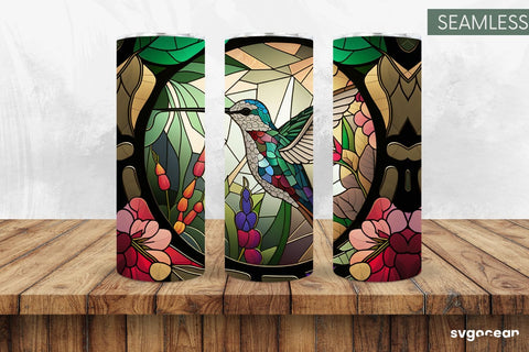 Hummingbird Tumbler | Skinny 20 oz | Sublimation SVG SvgOcean 