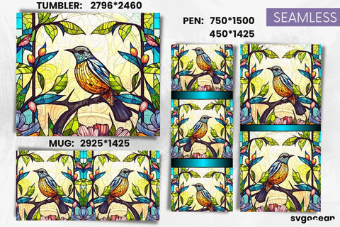 Hummingbird Tumbler Sublimation | Pen And Mug Wrap SVG SvgOcean 