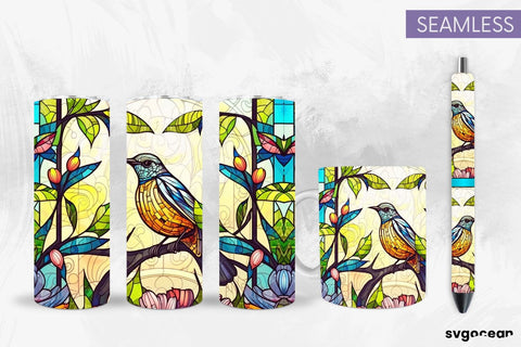 Hummingbird Tumbler Sublimation | Pen And Mug Wrap SVG SvgOcean 