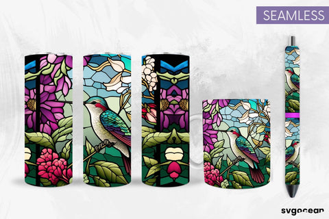 Hummingbird Tumbler Sublimation | Pen And Mug Wrap SVG SvgOcean 