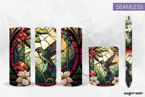 Hummingbird Tumbler Sublimation | Pen And Mug Wrap SVG SvgOcean 