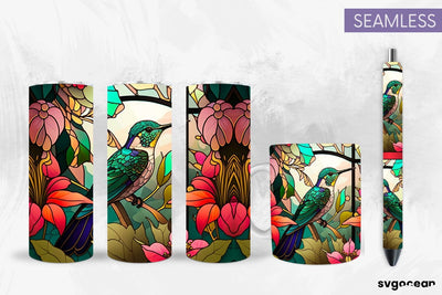 Hummingbird Tumbler Sublimation | Pen And Mug Wrap SVG SvgOcean 