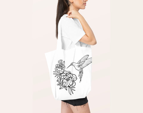 Hummingbird with flowers svg, Flying bird png, Garden, Svg files for cricut SVG Pretty Meerkat 