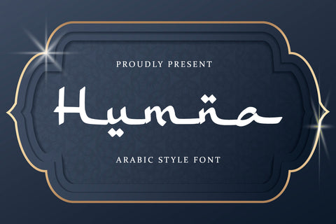 Humna - Arabic Style Font Font Alpaprana Studio 