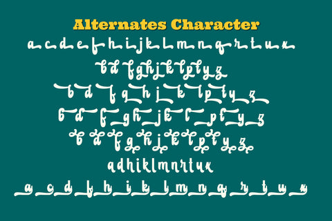 Hunderland - Bold Retro Script Display Font ahweproject 