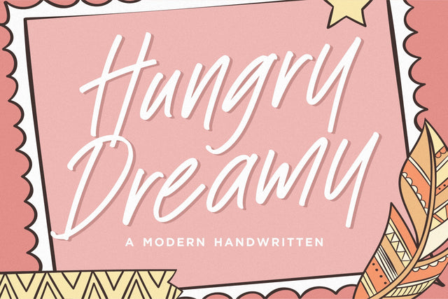 Hungry Dreamy Font Font Balpirick 