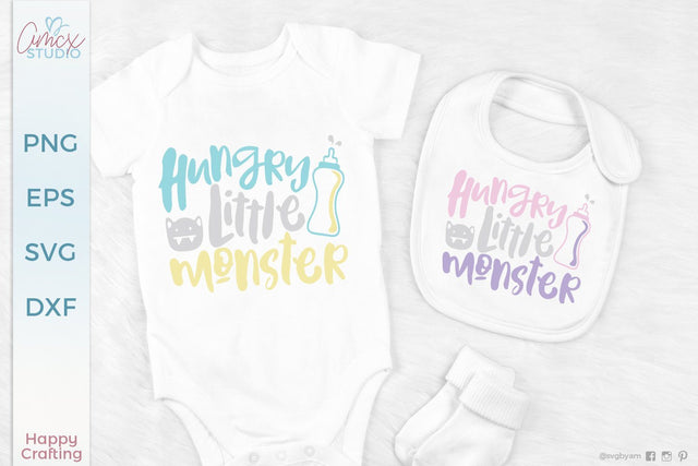 Hungry Little Monster SVG AMCX Studio 