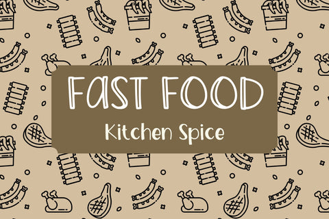 Hungry Thirsty Font Duo Font Aisyah 