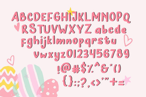 Hunny Bummy Font Dm Letter Studio 