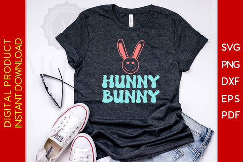Hunny Bunny Easter Sunday SVG PNG PDF Cut File SVG Creativedesigntee 