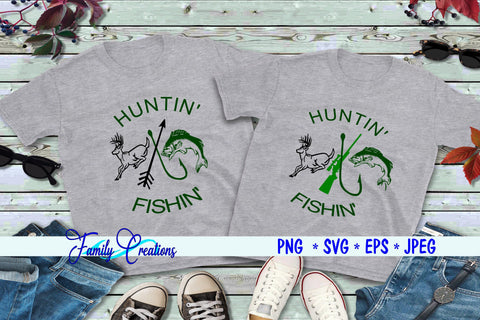 Huntin' Fishin' SVG Family Creations 