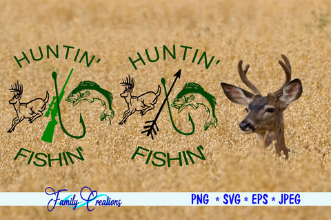 Huntin' Fishin' SVG Family Creations 