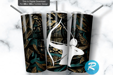 Hunting Camo 20 oz / 30 oz Tumbler PNG Sublimation Regulrcrative 