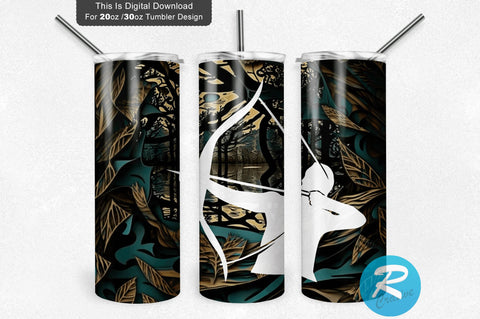 Hunting Camo 20 oz / 30 oz Tumbler PNG Sublimation Regulrcrative 