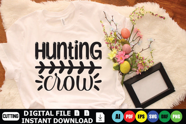 Hunting Crow SVG Shahin alam 