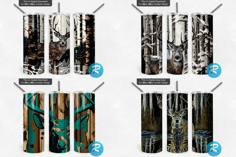 Hunting Png Tumbler Bundle Sublimation Regulrcrative 
