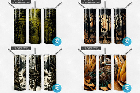 Hunting Png Tumbler Bundle Sublimation Regulrcrative 