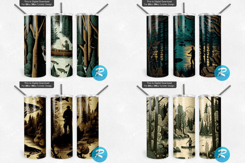 Hunting Png Tumbler Bundle Sublimation Regulrcrative 