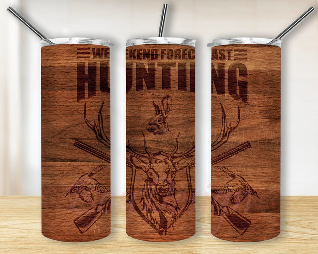 Hunting Season 20oz Skinny Tumbler, Hunting Deer Rabbit Duck Tumbler Design, Hunting Wooden Tumbler Wrap, Hunter Gift, Digital Download Sublimation BouDesign 