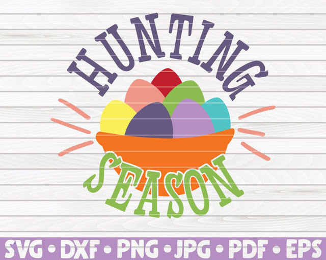 Hunting season SVG | Easter quote SVG HQDigitalArt 