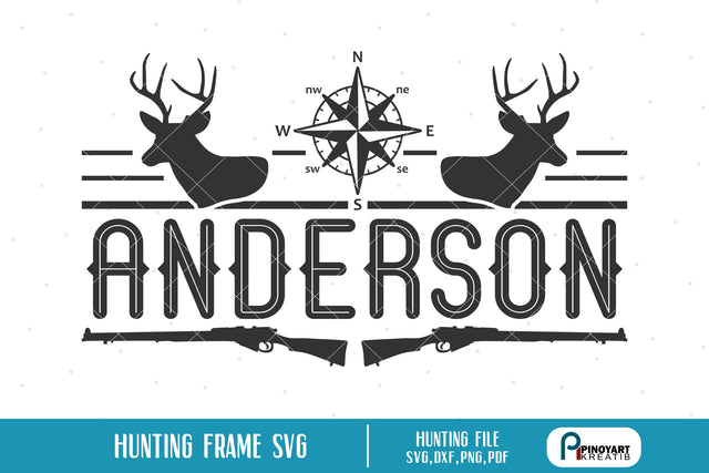 Hunting Split Frame svg SVG Pinoyart Kreatib 
