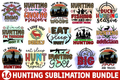 Hunting Sublimation Bundle Sublimation Regulrcrative 