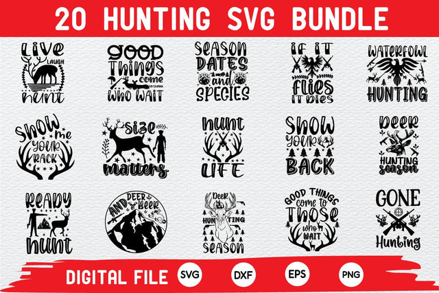 hunting svg bundle cut file SVG buydesign 