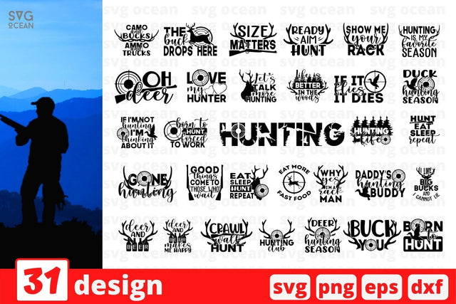 Hunting SVG Bundle SVG SvgOcean 