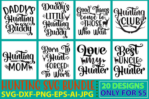 Hunting Svg Bundle SVG Syaman 