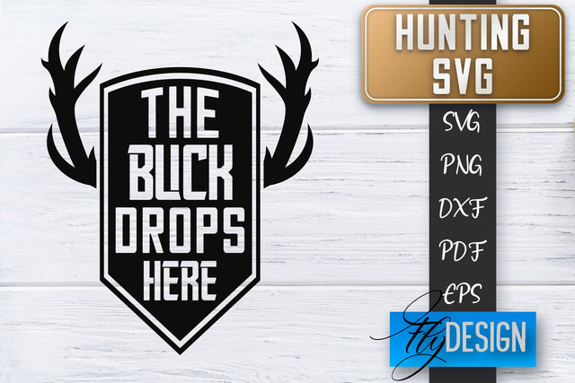 Hunting SVG | Hunter SVG | Man Quotes | Dad SVG SVG Fly Design 
