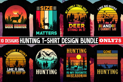 Hunting T-shirt Design Bundle , Hunting Sublimation Design Sublimation Insomnia Std 