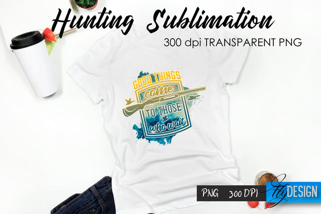 Hunting T-Shirt Sublimation. Hunter T-Shirt Design v.10 Sublimation Fly Design 