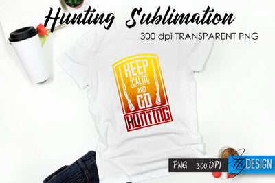Hunting T-Shirt Sublimation. Hunter T-Shirt Design v.26 Sublimation Fly Design 