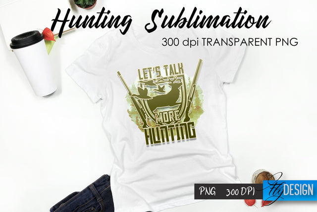 Hunting T-Shirt Sublimation. Hunter T-Shirt Design v.28 Sublimation Fly Design 